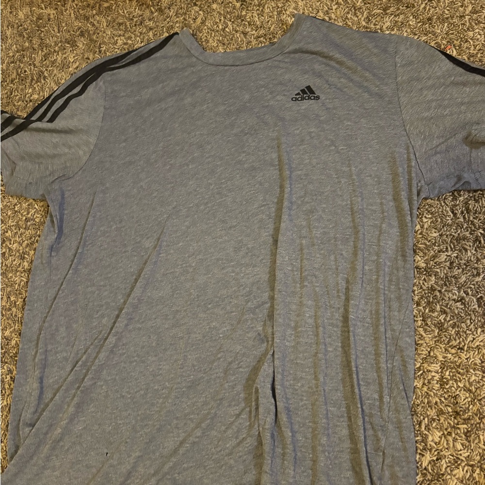 Adidas Men's Heathered Gray T-Shirt